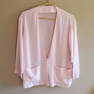 Vintage lightweight pink cardigan